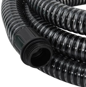 Odsávacia hadica s mosadznými spojkami, čierna 1,1" 15 m, PVC