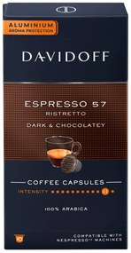 DAVIDOFF CAFÉ Espresso 57 Ristretto - 10 x 10 kapsúl