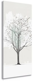 Obraz zimná koruna stromu - 45x135