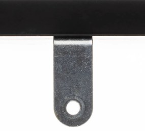 Polička na toaletný papier Natureo Black, čierne/s drevenými prvkami