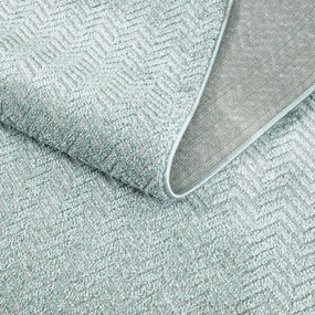 Dekorstudio Jednofarebný koberec FANCY 805 - mentolový Rozmer koberca: 140x200cm