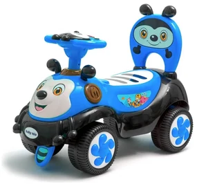 Detské odrážadlo so zvukom Happy Bee modré