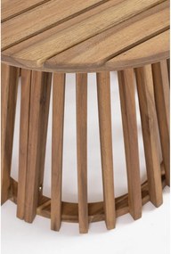 Okrúhly záhradný stolík z masívu akácie ø 50 cm Rodano – Bizzotto