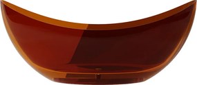 Besco Voľne stojaca vaňa zo syntetickej živice Axya 180 Earth Rust BESCO-Typ výpuste: Click-Clack štandard, chróm