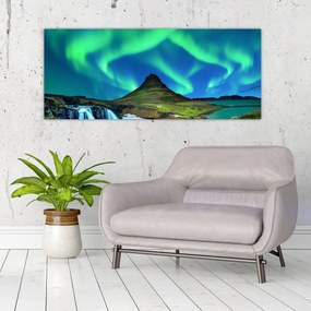 Obraz - Kirkjufell, Island (120x50 cm)