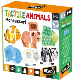 HEADU: Montessori - Dotykové puzzle - Zvieratká