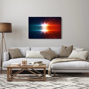 Abstraktný obraz aktívneho náboja (90x60 cm)