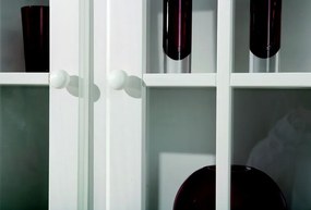 Široká vitrína In-Siena, bielena borovica