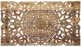 Obraz na stenu 160x90x3 ručne vyrezávaný indický masív mango Retro