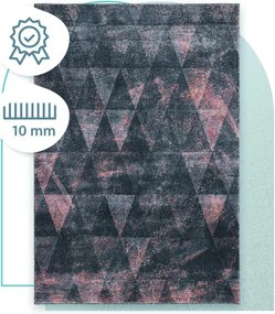 Koberec Balta Bohemia 78312 292 sivý / ružový