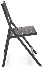 Čierna kovová záhradná lavica Torreta – Kave Home