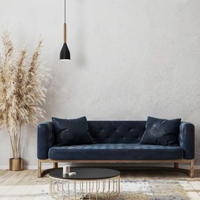 Luster na lanku MUZA NEW 1xE27/60W/230V čierna