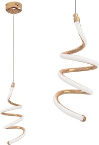 Toolight Toolight, LED závesné stropné svietidlo, 12W, 3000K, LHJ096-1CP, ružové zlato, OSW-50041