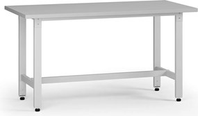 Výškovo nastaviteľný dielenský stôl G5, 1500 x 750 x 800-1000 mm