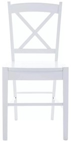 Dřevěná jídelní židle CD-56 bílá