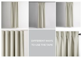 Krémový zatemňovací termo záves 140x270 cm Pleat – Restilo