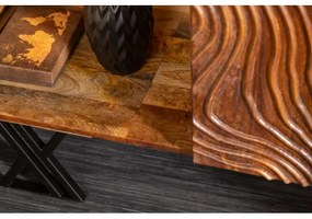 Komoda 40244 160cm Fluid Drevo Mango hnedá  - Komfort-nábytok