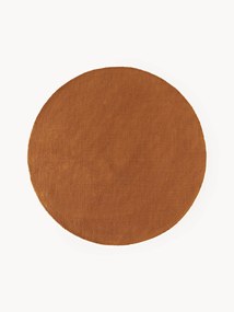 Okrúhly bavlnený koberec Lora