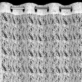 ZÁCLONA NA KRÚŽKOCH MONI 140X250 CM BIELA