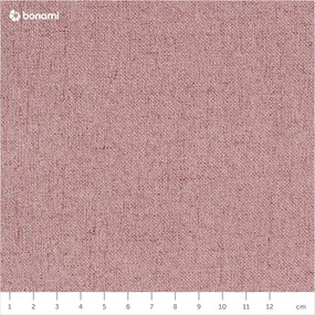 Pudrovoružová rozkladacia rohová pohovka Miuform Charming Charlie, ľavý roh