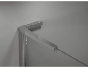 Mexen, Mexen Kioto-X L sprchová stena 100 x 200 cm, 10 mm priehľadná, chróm - 800-100-107-01-00-X