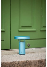 Modrá LED stmievateľná stolová lampa (výška 20 cm) BringMe – Hübsch