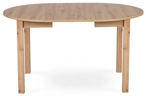 Rozkladací jedálenský stôl Klara 102-142 cm MDF Dub riviera