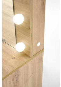 Toaletný stolík Hollie XL (dub artisan). Vlastná spoľahlivá doprava až k Vám domov. 1092602