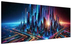 Obraz - Mesto budúcnosti (120x50 cm)