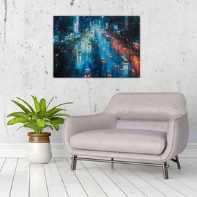 Obraz - Veľkomesto, olejomaľba (70x50 cm)