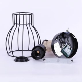 Globo 15326NW - Nástenné svietidlo MINA 1xE27/40W/230V