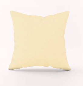 Bavlnená obliečka na vankúš - maslová Rozmer: 45 x 35 cm, Zapínanie: Gombíky