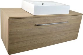 Comodo Kúpeľňová skrinka pod doskové umývadlo Montana DU 120-HD, dub urban