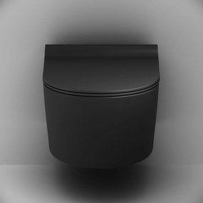 Závesné WC AM.PM X-Joy CXB1700MBSC bezokrajové, so sedadlom Microlift, čierne