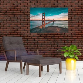 Obraz- Golden Gate, San Francisco (90x60 cm)