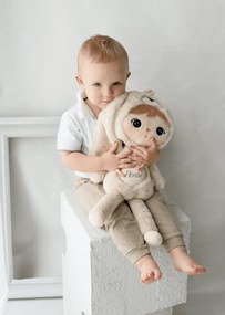 Bábika králik béžový s menom Hanka 50 cm