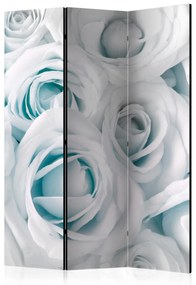 Artgeist Paraván - Satin Rose (Turquoise) [Room Dividers]