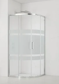 Sprchový kút čtvrtkruh 90x90 cm SAT TEX SIKOTEXS90CRS