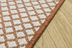 Obojstranný koberec BRUSSELS 206074/10410 Cayenne krémový / terakotový