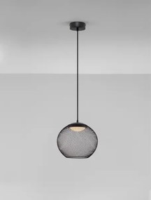 LED čierne dizajnové svietidlo Kinetic 30