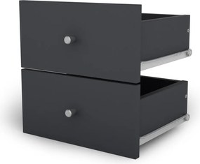 Súprava zásuviek (2 ks) Jerry, grafit