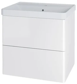 Mereo Mereo, Siena, kúpeľňová skrinka s keramickým umývadlom 61 cm, MER-CN410