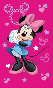 Jerry Fabrics Detský uterák Minnie Pink 30x50 cm