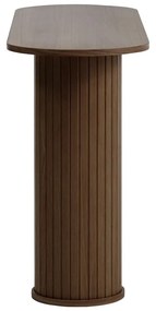 Hnedý konzolový stolík 40x130 cm Nola – Unique Furniture