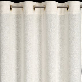 ZÁVES NA KRÚŽKOCH ESSI 140X250 CM KRÉMOVÁ