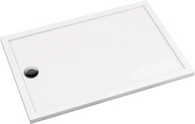 Deante Prizma, akrylátová obdĺžniková sprchová vanička 120x80x4,5cm, biela lesklá, DEA-KTJ_084B