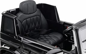 LEAN CARS Elektrické autíčko Mercedes AMG G 63 čierne lakované