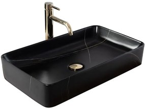 Umývadlo na dosku Denis Black Stone Matt