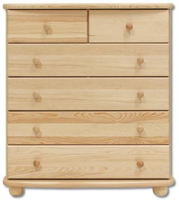 Komoda z Borovice KD154 surová