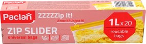 Vrecká so zipsom 1l 20 ks praktické a nepriepustné